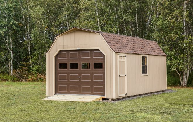 Buckskin High Barn Carriage Shed built by Adirondack Storage Barns