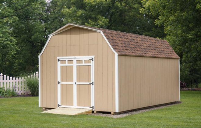 Buckskin High Barn built by Adirondack Storage Barns