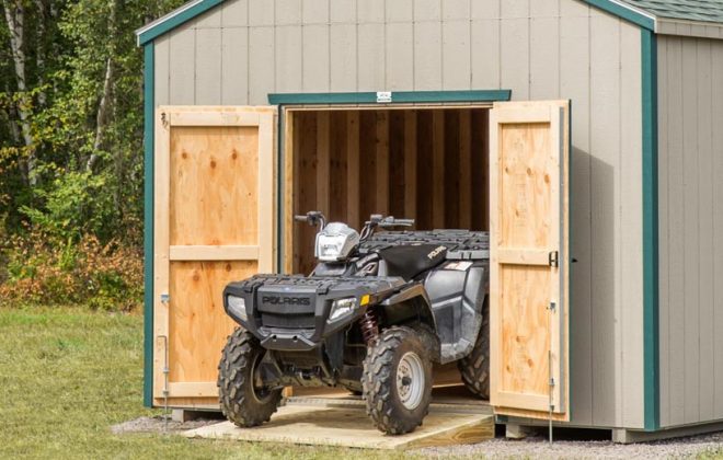 Clay Cottage shed by Adriondack Storage Building