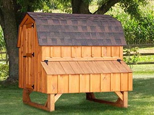 Dutch Chicken Coop built by Adirondack Storage Barns