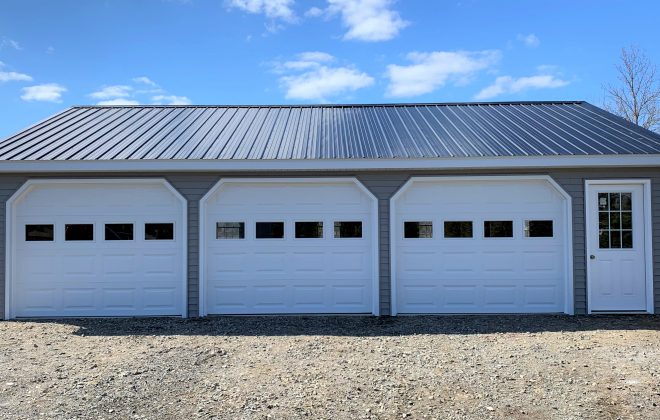 5/12 Standard Garage built by Adirondack Storage Barns