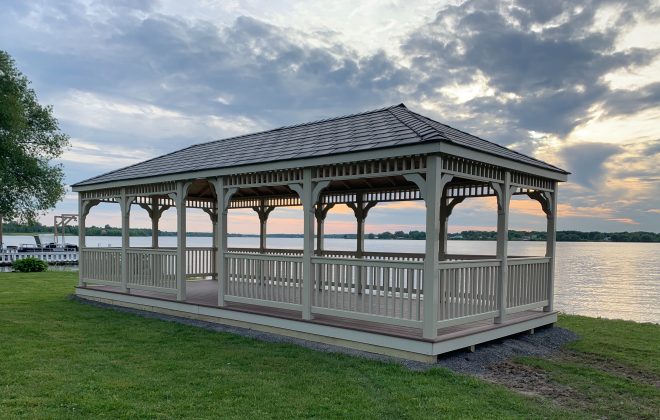 Vinyl Rectangle Gazebo