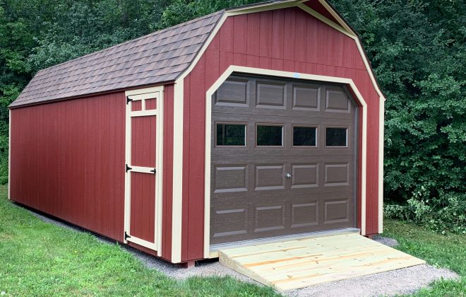 High Barn Carriage Shed built by Adirondack Storage Barns