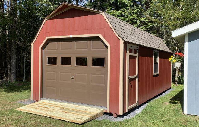 High Barn Carriage Shed Garage built by Adirondack Storage Barns