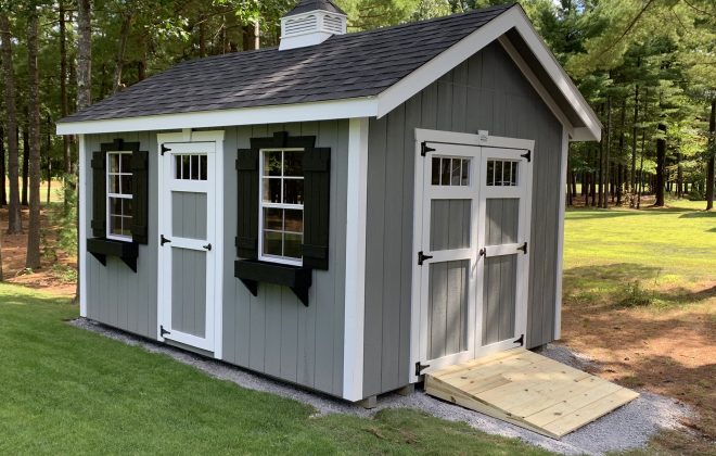 Elite Utility Shed built by Adirondack Storage Barns