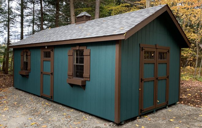 Elite Utility Shed built by Adirondack Storage Barns