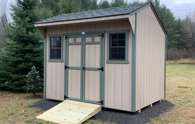 Quaker Storage Shed built by Adirondack Storage Barns