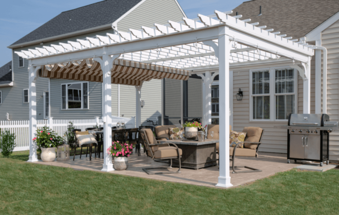 14x20 Vinyl Traditional Pergola