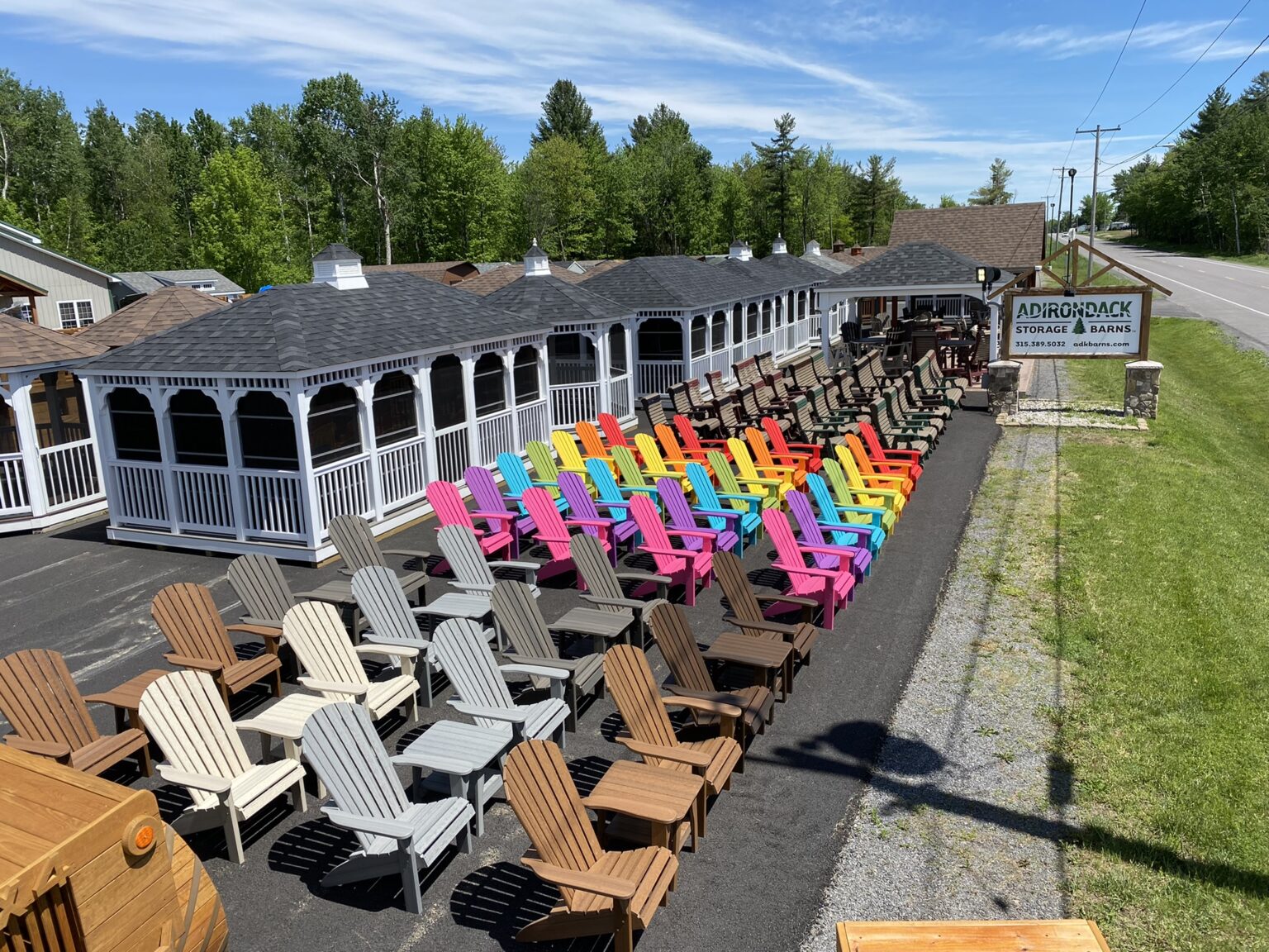 Outdoor Furniture Adirondack Storage Barns