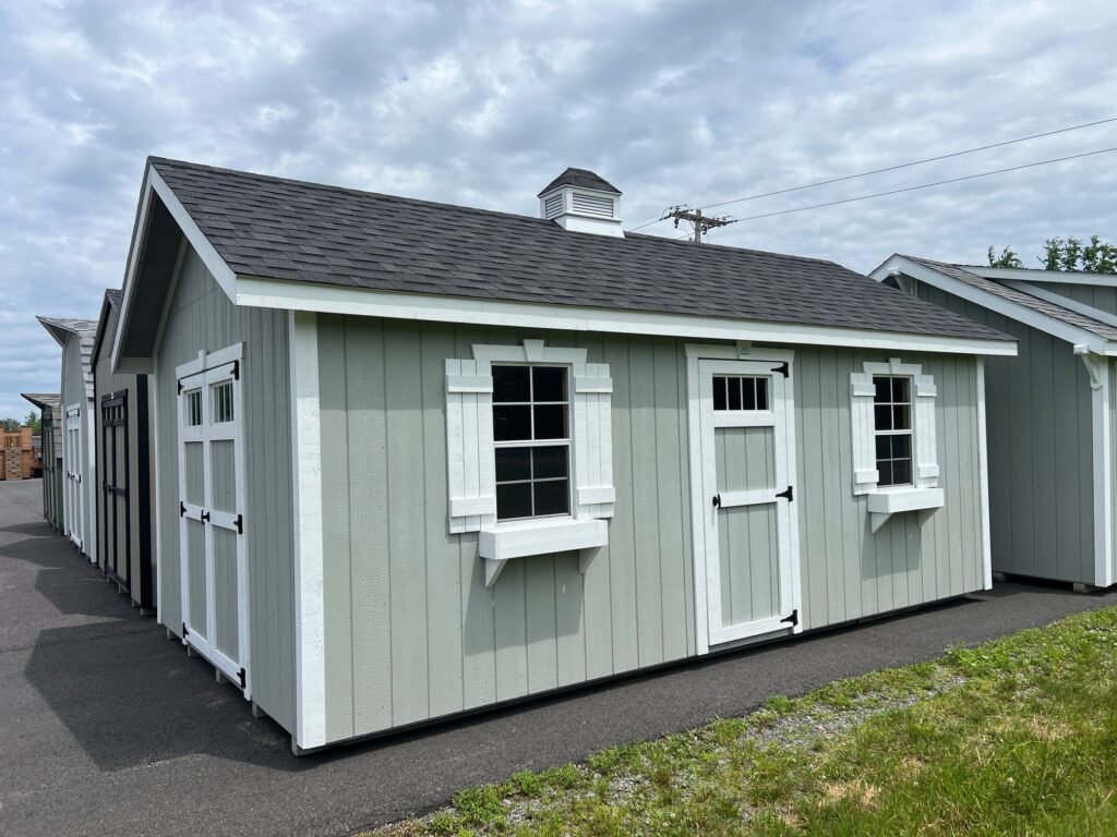12' x 20' Elite Utility Shed Adirondack Storage Barns
