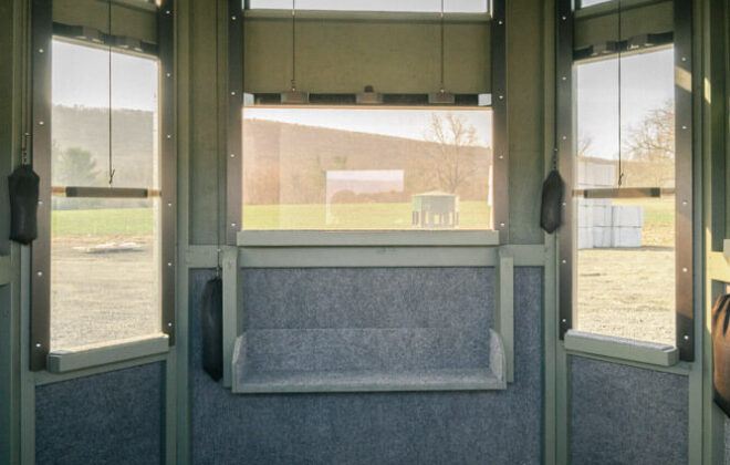 360 hunting blinds 360 outfitter model inside view