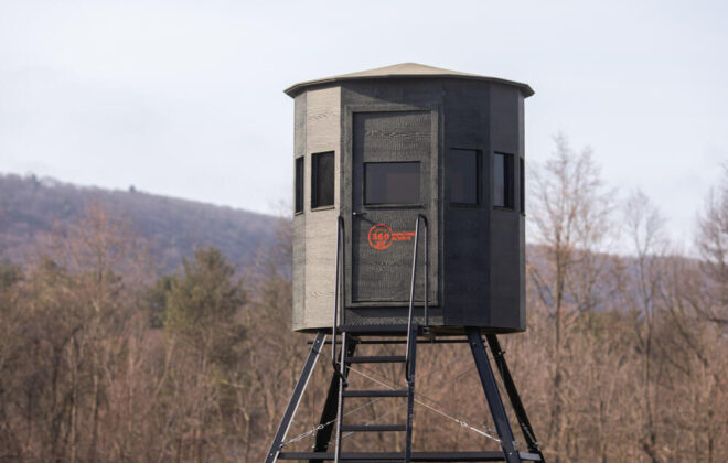 360 hunting blinds 360 outfitter model on tower