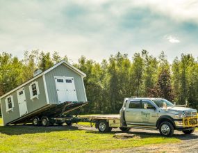 Site Prep and Delivery by Adirondack Storage Barns