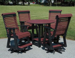 Outdoor lawn furniture by Adirondack Storage Barns